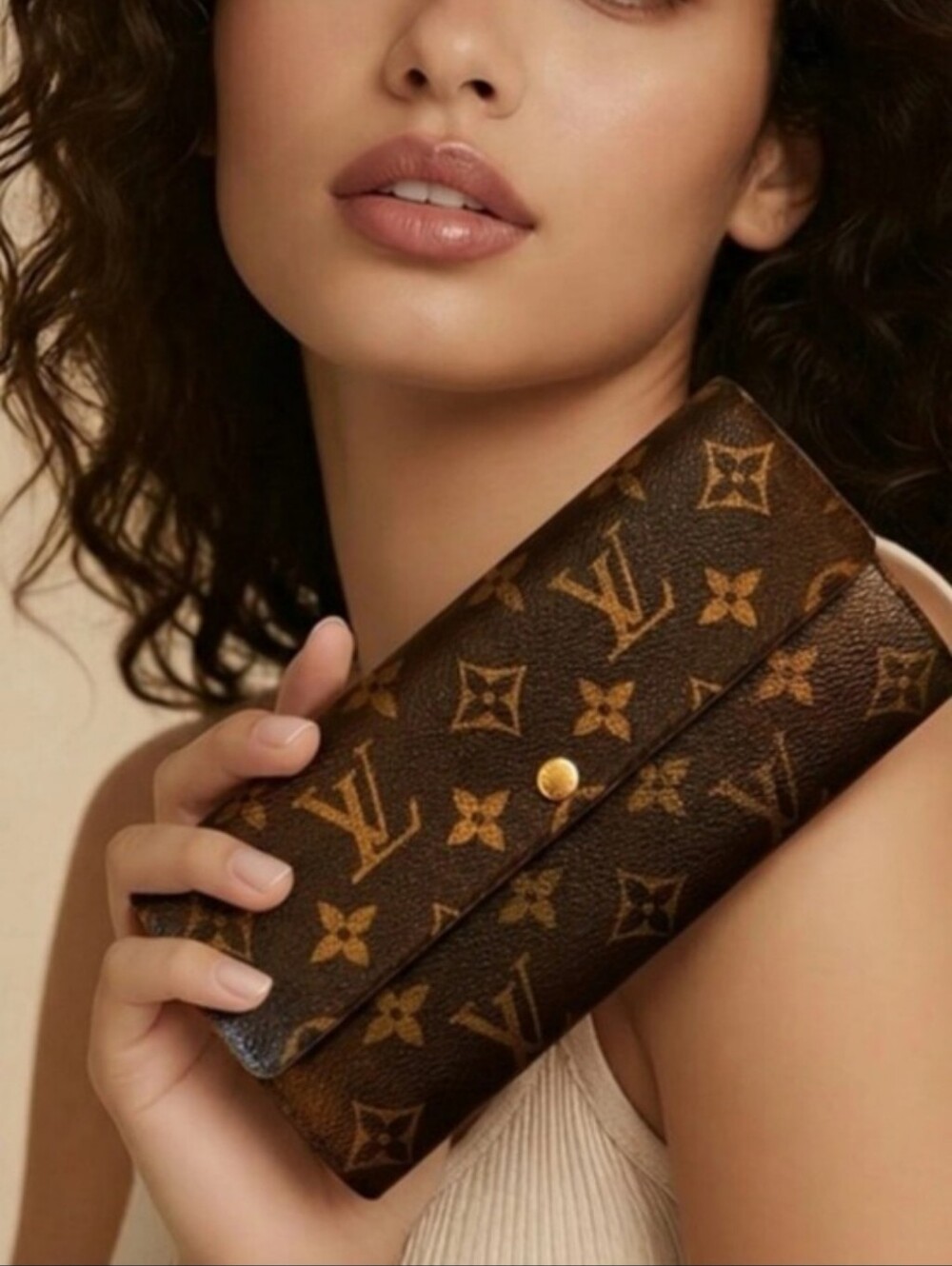 AUTHENTIC Louis Vuitton Sarah Monogram Wallet! LV